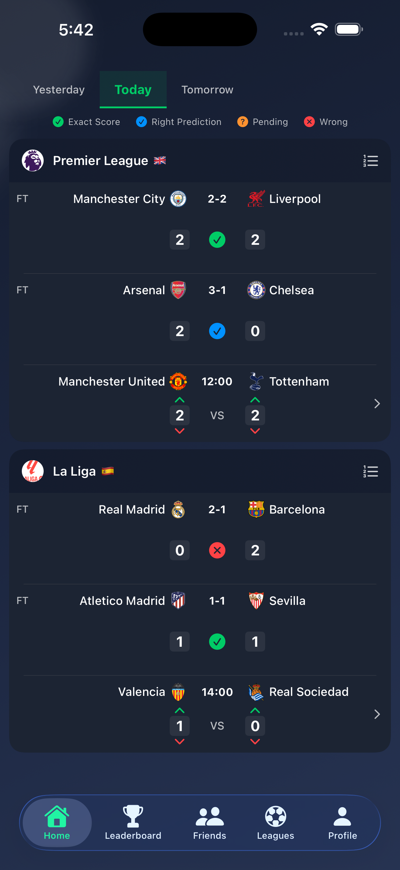 Predict Score - Football Score Prediction App